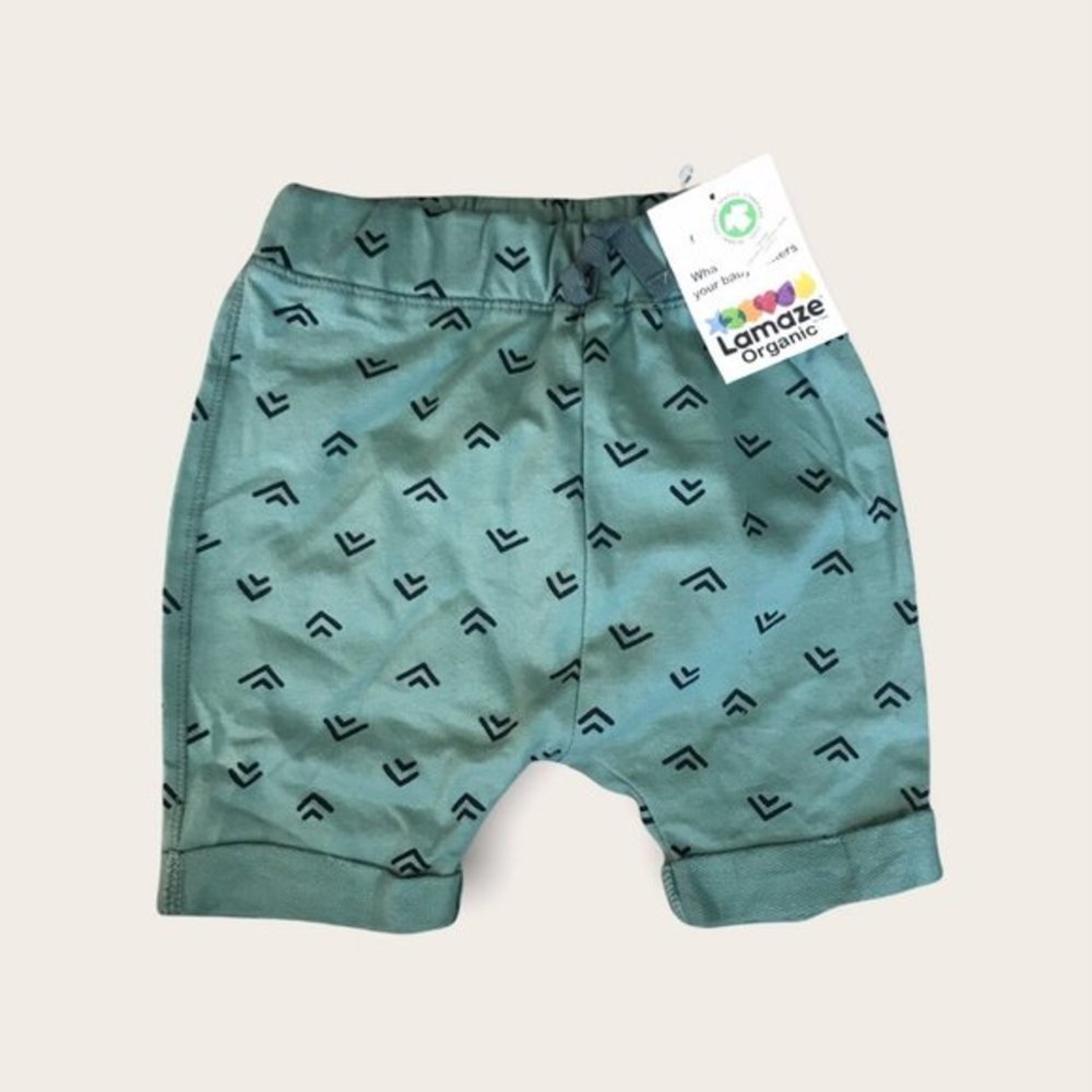 Boys Lamaze Organic Shorts. Size: 12M